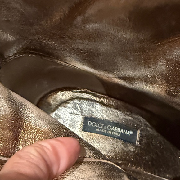 Dolce & Gabbana Dark Brown Heeled Boots - Picture 9 of 10